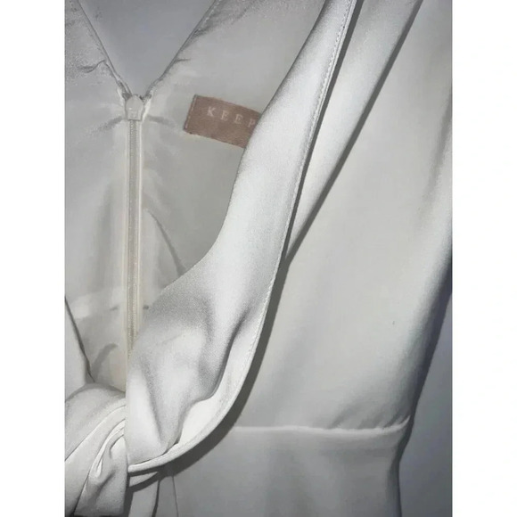 KEEPSAKE Womens Dress Dream On Mini Sleeveless Elegant Stylish Ivory Size XS - Picture 8 of 9